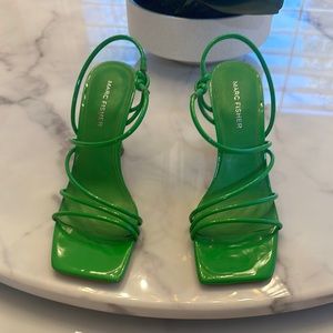 Marc Fisher Green High Heel Sandals
